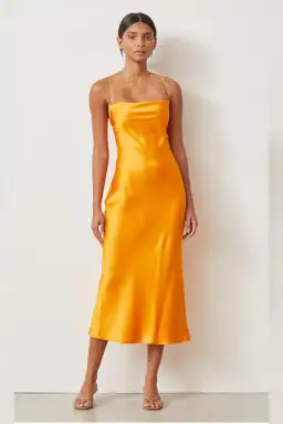 Bec & Bridge Seraphine Dress in Tangerine Size 6 for rent on The Volte - image 2