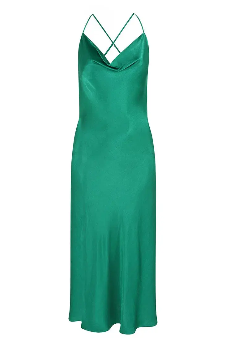 Rat & Boa Gigi Dress Green Size XXS/Au 4 for rent on The Volte - main image