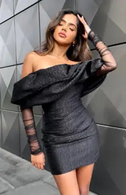 Eliya The Label Oscar Dress Black Size 8 for rent on The Volte - image 1