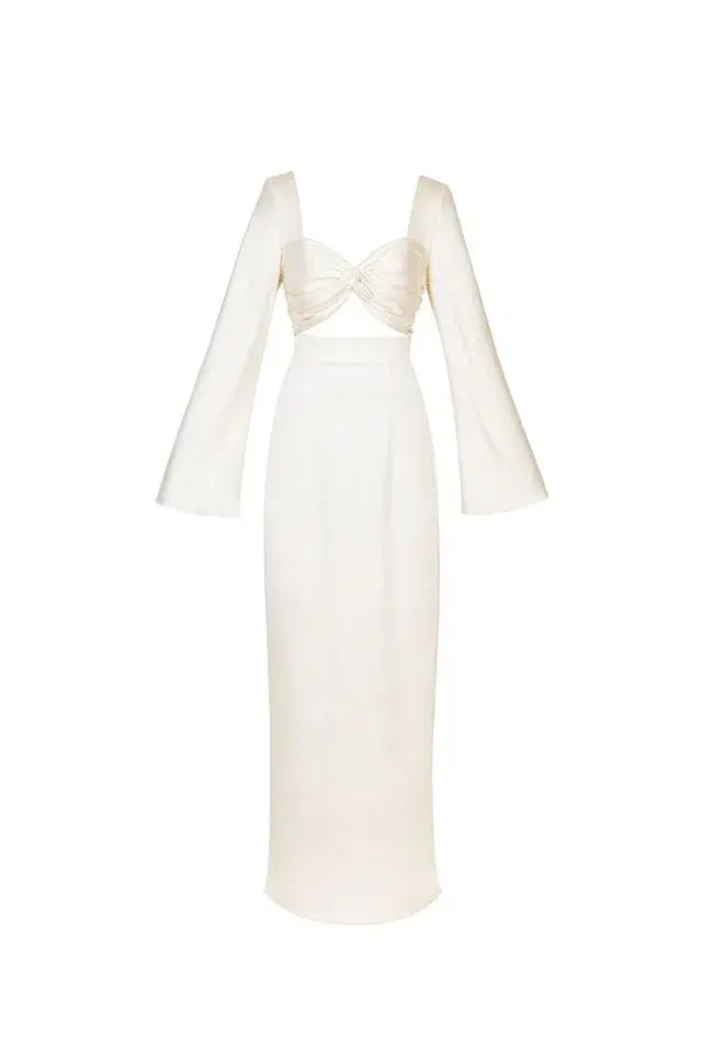 Stolen Stores Medallion Maxi Set Beige Size 6 for rent on The Volte - main image