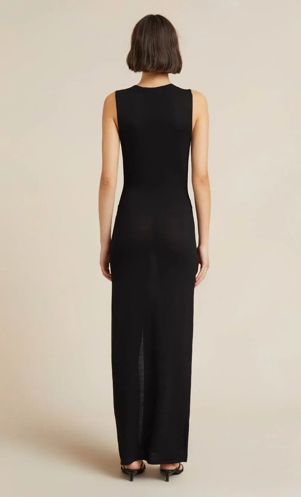 Bec and Bridge Janet Knit Maxi Dress Black Size 8 for rent on The Volte - main image