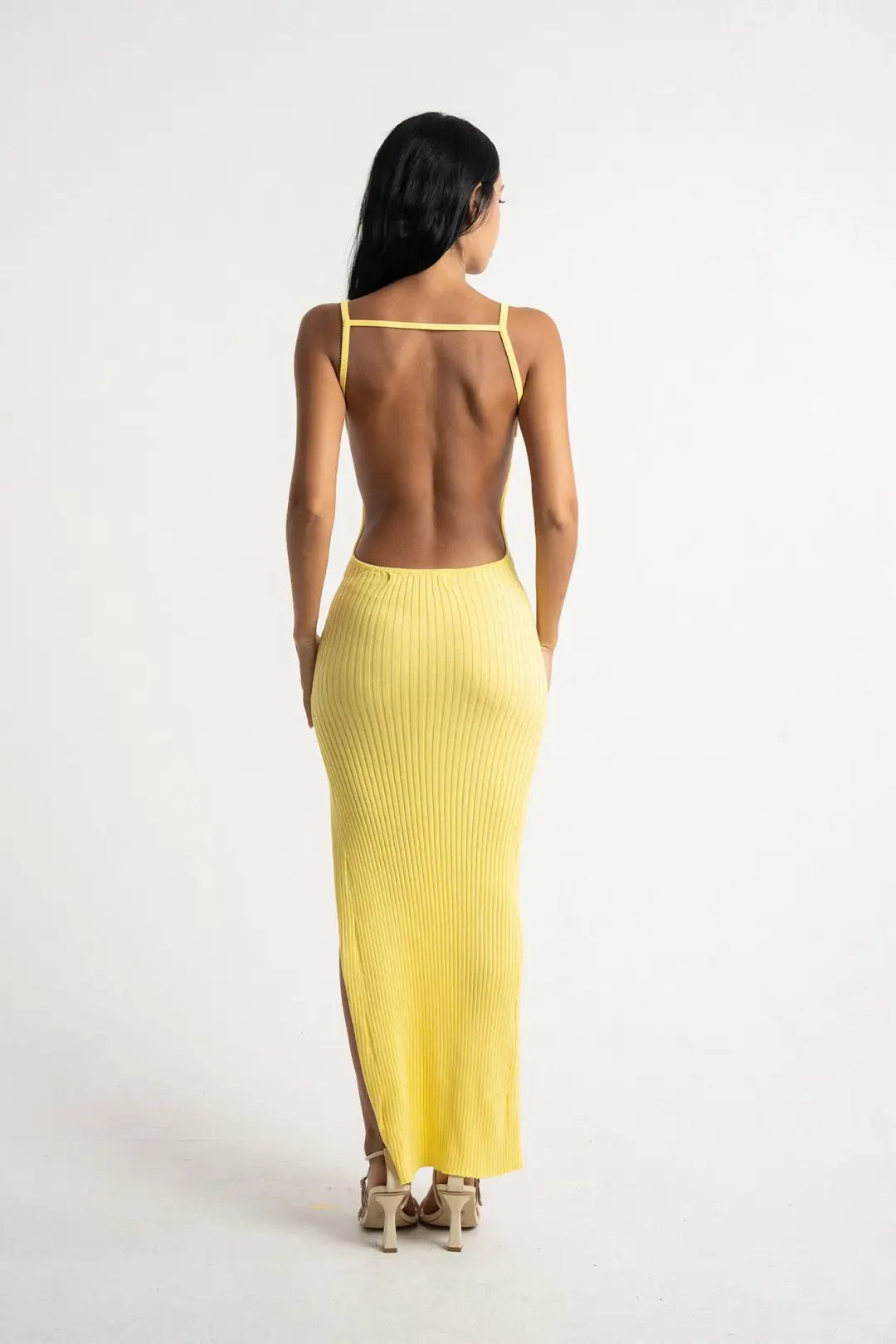 Isabelle Quinn Millie Maxi Dress Yellow Size 10 for rent on The Volte - main image
