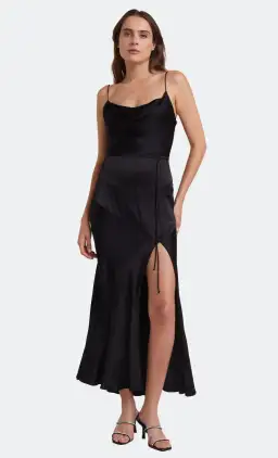 Bec and Bridge Moon Dance Midi Dres Black Size 14 for rent on The Volte - image 1