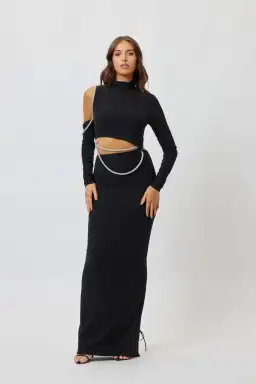 Bianca and Bridgett Sadie Dress Black Size 12 for rent on The Volte - image 1