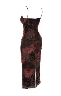 House of CB Nalini Midi Dress Floral & Leopard Print Size XL /Au 14 for rent on The Volte - image 6