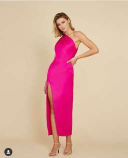 By Johnny Neon Pink Jasmine Dress Size 12 for rent on The Volte - image 4