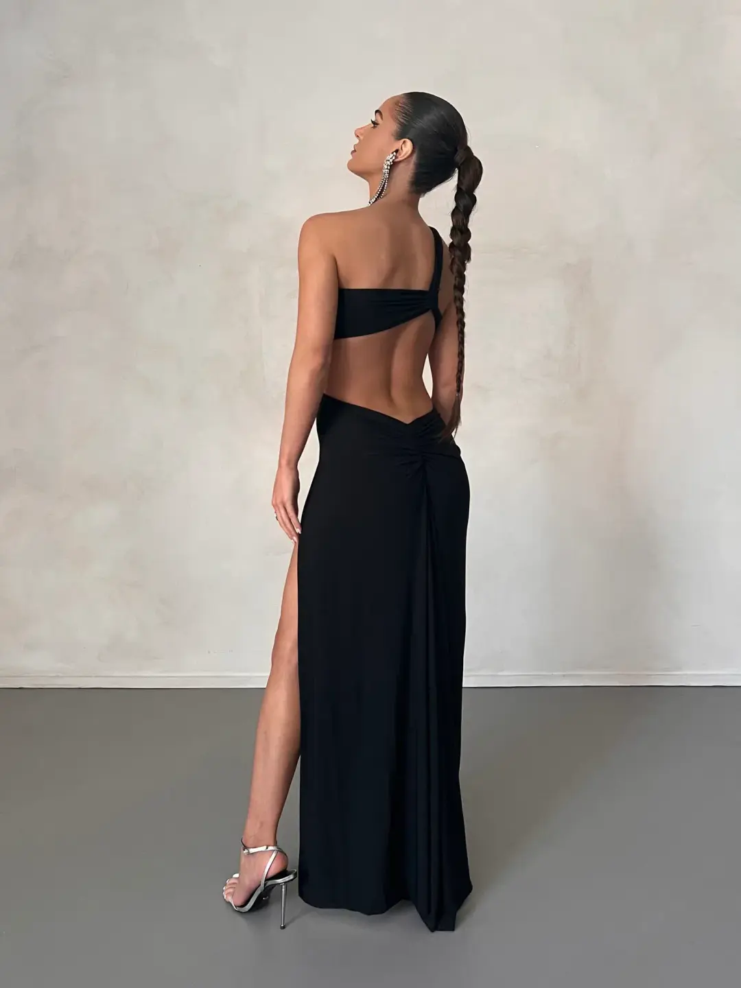 Melani The Label Eve Gown in Black Size 6 for rent on The Volte - main image