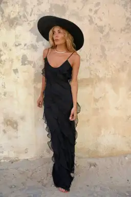 Rat & Boa Selena Dress Black Size 6 for rent on The Volte - image 2