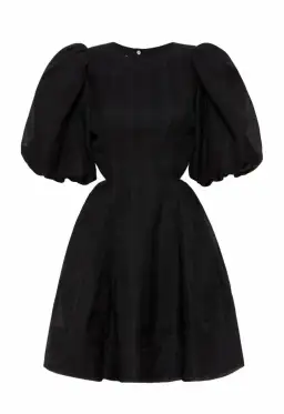 Aje Bouquet Puff Sleeve Mini Dress Black Size 12 / L for rent on The Volte - image 5