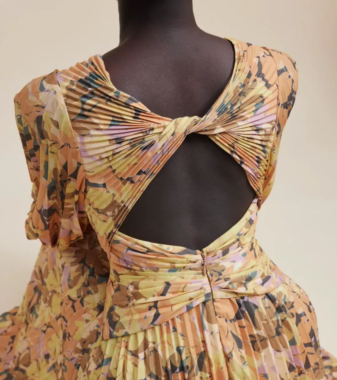 Acler Palms Kaleidoscope Midi Dress Floral Size 8 for rent on The Volte - main image