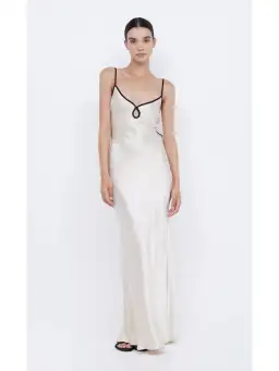 Bec & Bridge Cedar City Maxi Dress Sand/Black Size AU 6 for rent on The Volte - image 1