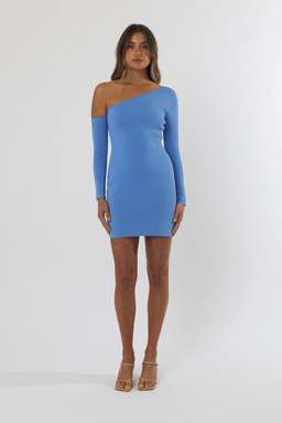 San Sloane Erika Dress Blue Size 8 for rent on The Volte - image 3