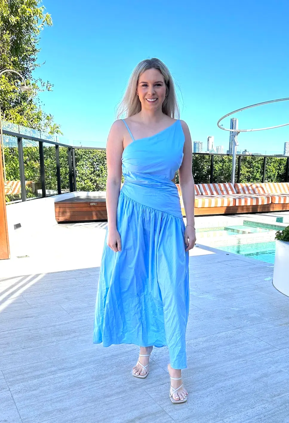 Pasduchas Asymmetry Midi Blue Size AU 10 for rent on The Volte - main image