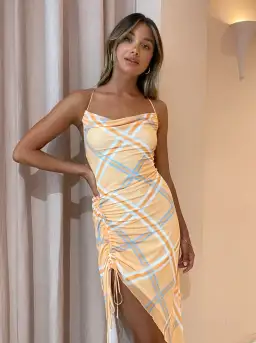 Hansen and Gretel Charliza Dress in Tangelo Size S / AU 8 for rent on The Volte - image 3