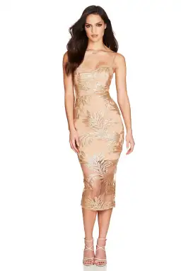 Love Nookie Vanity Midi Gold Size S / AU 10 for rent on The Volte - image 1