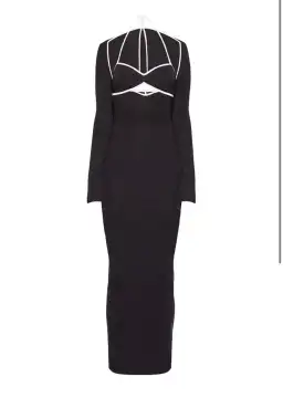 Wynn Hamlyn Palm Maxi Dress Black Size S/AU 8 for rent on The Volte - image 4