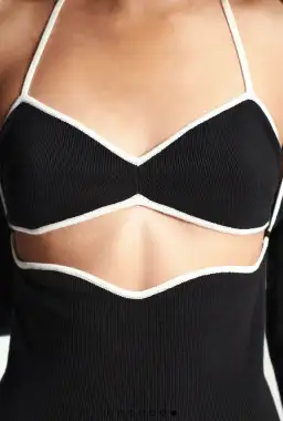 Wynn Hamlyn Palm Maxi Dress Black Size S/AU 8 for rent on The Volte - image 5