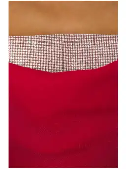 Roland Mouret Off Shoulder Diamante Midi Dress Red Size 12 for rent on The Volte - image 4