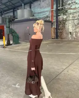 Arcina Ori Bella Dress Brown Size XS / Au 6 for rent on The Volte - image 3