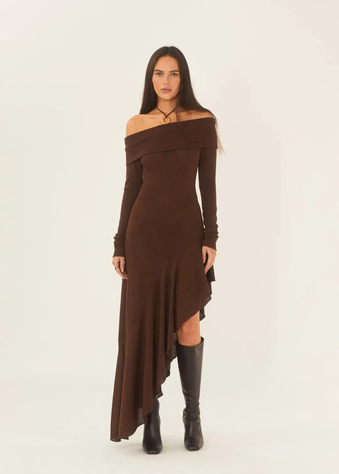 Arcina Ori Bella Dress Brown Size XS / Au 6 for rent on The Volte - main image