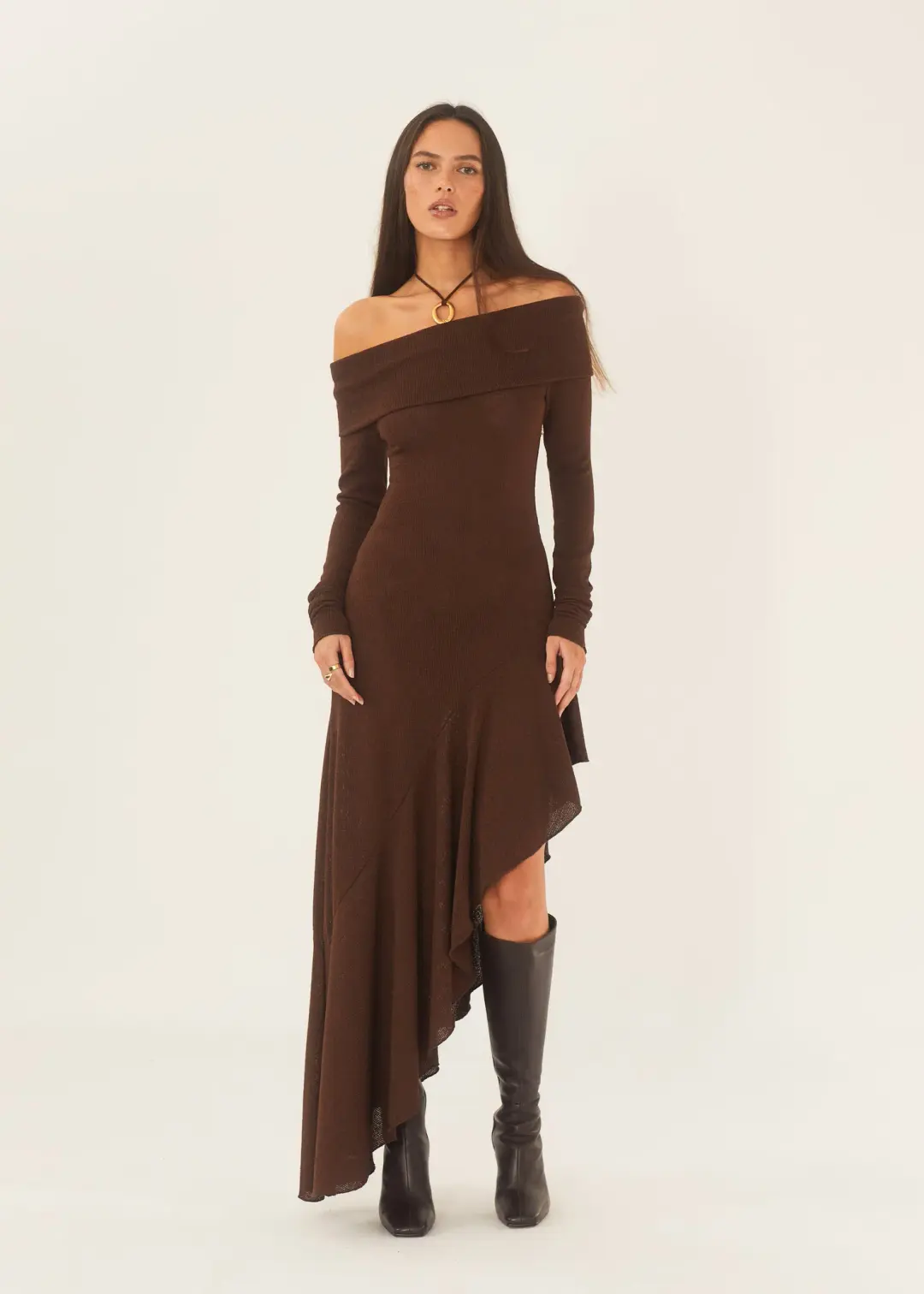 Arcina Ori Bella Dress Brown Size S / Au 8 for rent on The Volte - main image