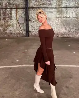 Arcina Ori Bella Dress Brown Size S / Au 8 for rent on The Volte - image 4