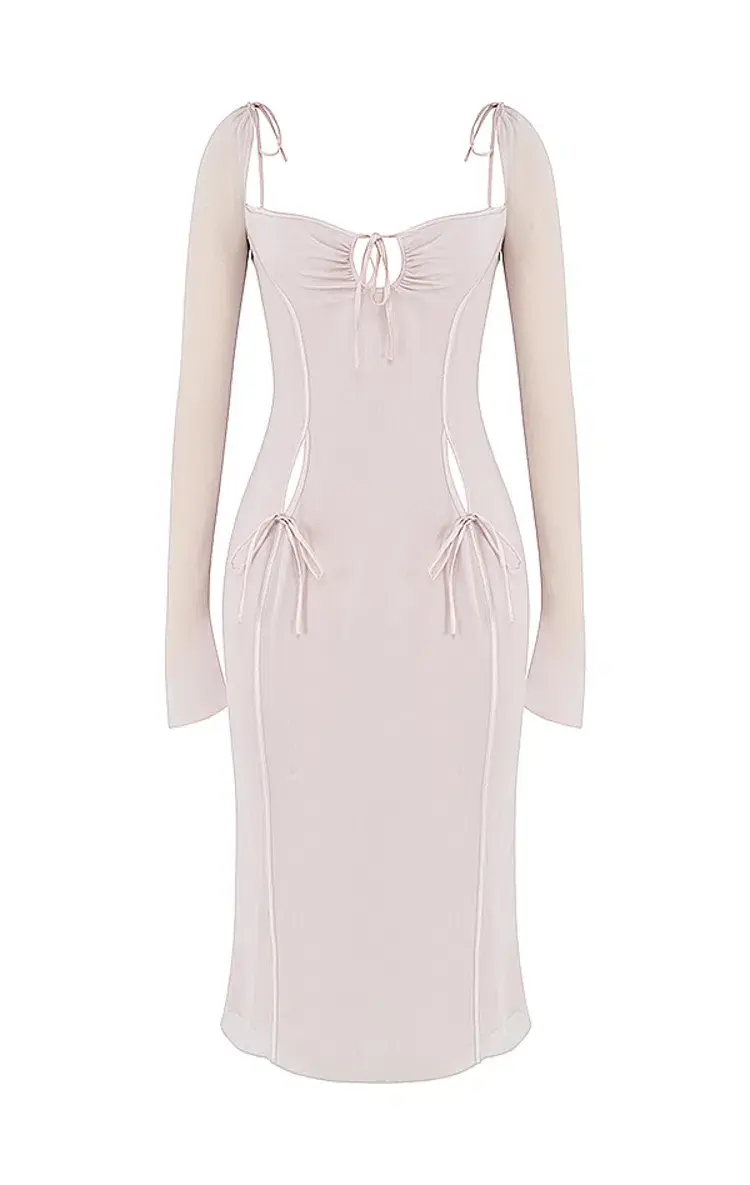 House of CB Ophelia Cutout Midi Dress Crystal Size L / Au 12 for rent on The Volte - main image