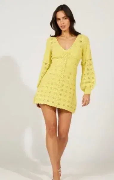 Alice McCall Maggie Mae Mini Dress in Yellow Size 6 for rent on The Volte - main image
