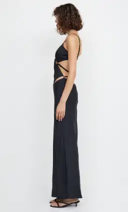 Bec & Bridge Diamond Days Strap Maxi Dress Black Size 6 for rent on The Volte - image 4