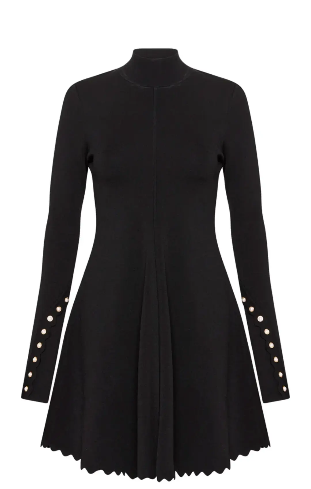 Aje Sylvia Knit Mini Dress Black Size M / AU 10 for rent on The Volte - main image