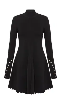 Aje Sylvia Knit Mini Dress Black Size M / AU 10 for rent on The Volte - image 4