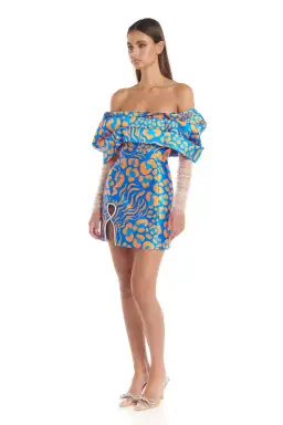 Eliya The Label Lola Mini Dress Print Size 8 for rent on The Volte - image 1