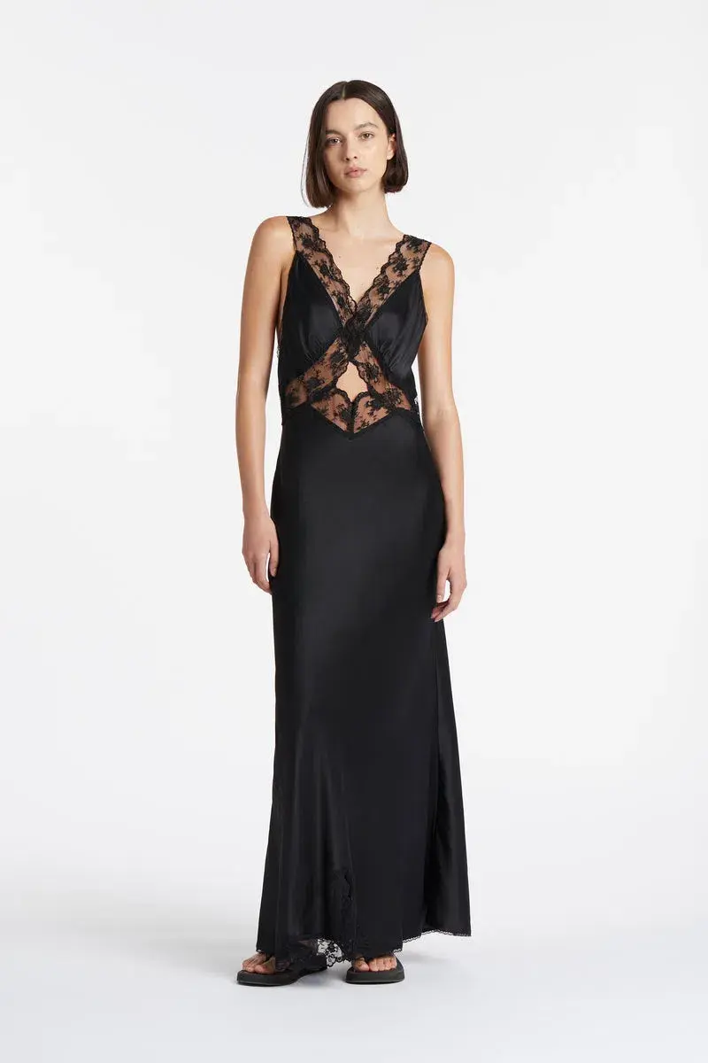 Sir The Label Aries Cutout Dress Black Size 8 for rent on The Volte - main image