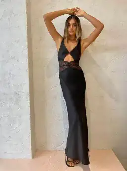 Bec & Bridge Camille Maxi Dress Black Size 8 / S for rent on The Volte - image 1