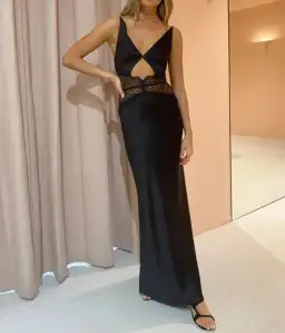 Bec & Bridge Camille Maxi Dress Black Size 8 / S for rent on The Volte - image 2