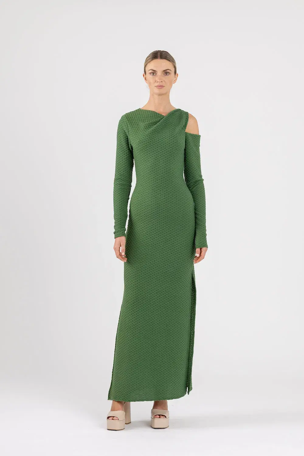 One Fell Swoop Faith Maxi Dress In Forrest Size 12 for rent on The Volte - main image