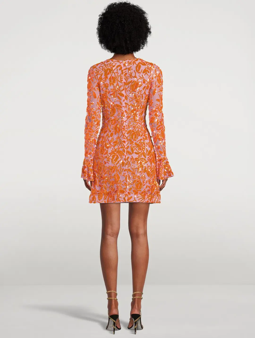 Rachel Gilbert Lupita Mini Orange/Pink Size 14 for rent on The Volte - main image