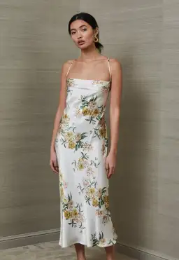 Bec & Bridge Louella Midi Dress Floral Size 6