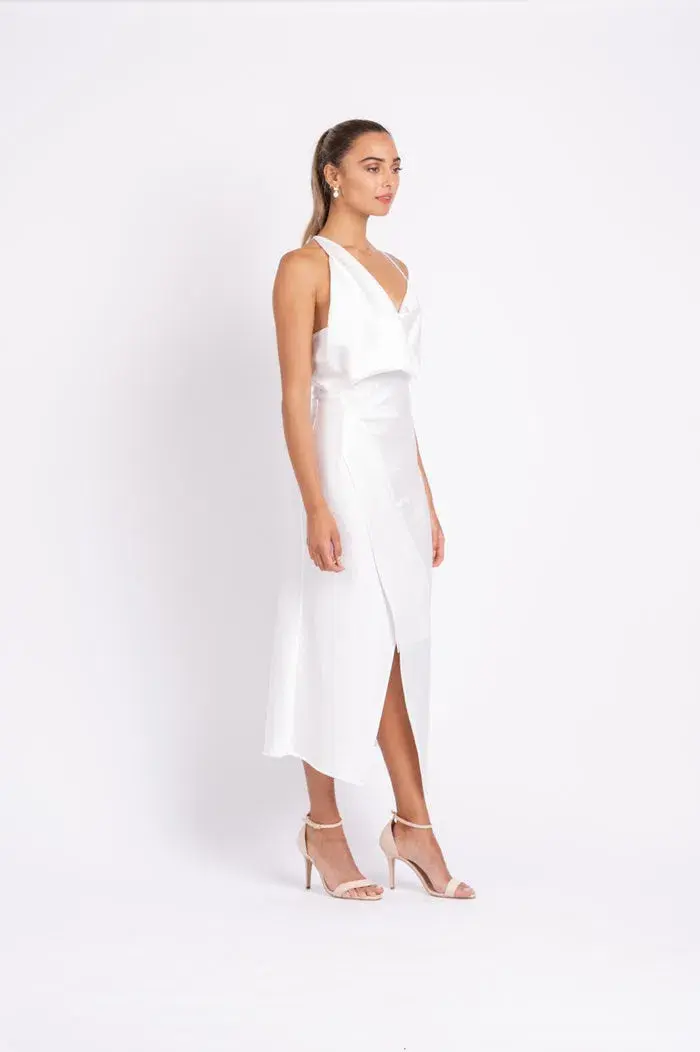 One Fell Swoop Muse Maxi Dress White Maxi Size 8 for rent on The Volte - main image
