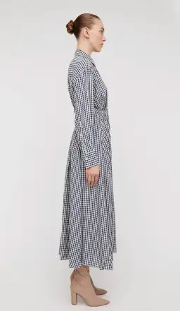 Scanlan Theodore Gingham Shirtdress Print Size 8 for rent on The Volte - image 2