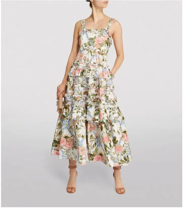 Needle & Thread | Floral Hettie Gown | Floral | Size 10 for rent on The Volte - main image