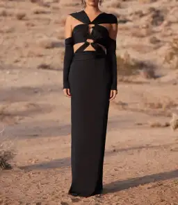 Cult Gaia Marisol Gown Black Size 6 for rent on The Volte - image 6