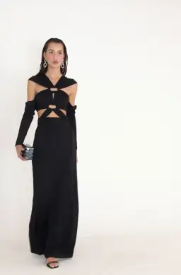 Cult Gaia Marisol Gown Black Size 6 for rent on The Volte - image 5