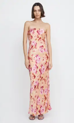 Bec & Bridge Moon Dance Strapless Dress Belle Floral Size 6 for rent on The Volte - image 1