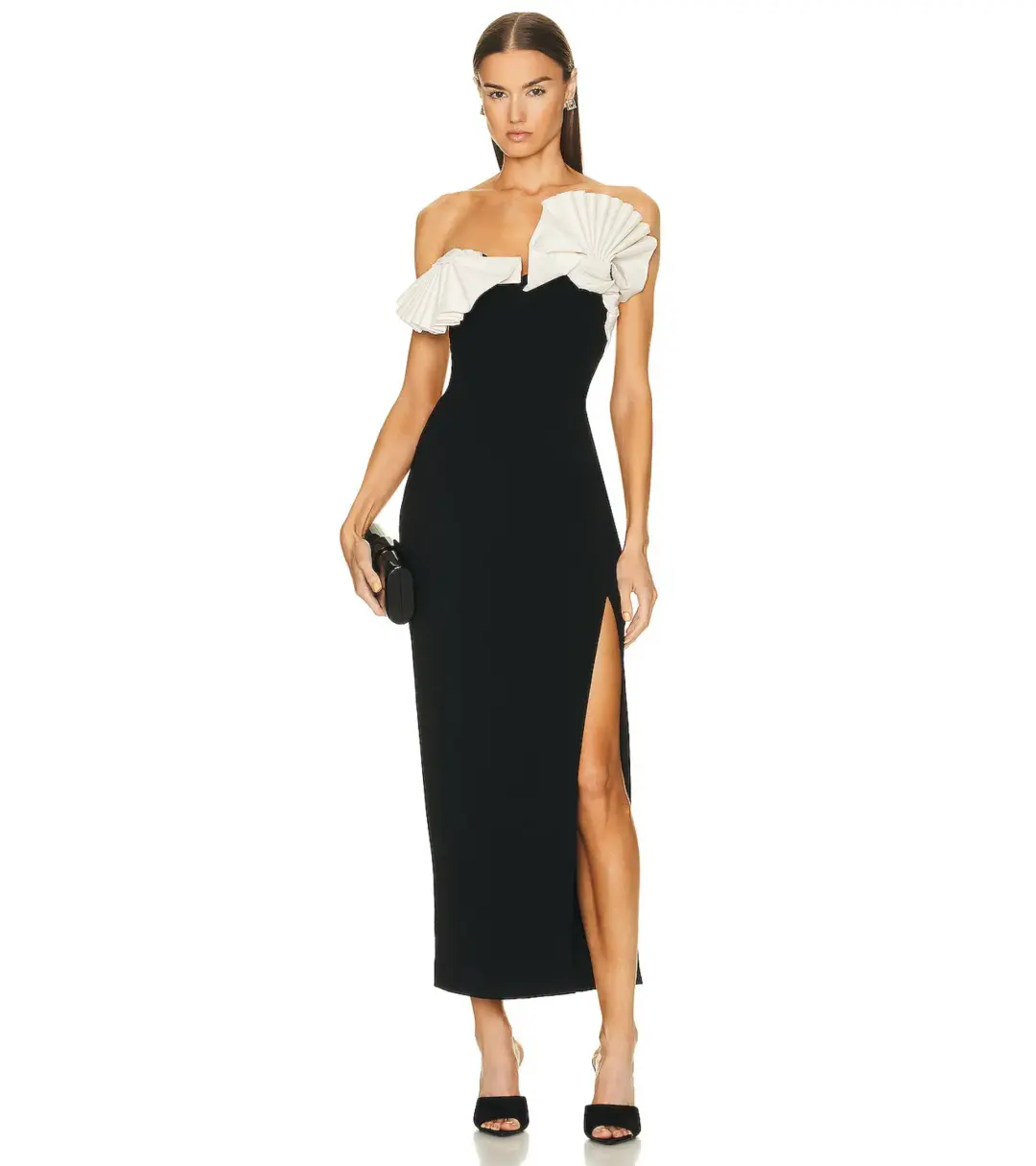 Rachel Gilbert Lavina Midi Dress Size 2/AU 10 for rent on The Volte - main image