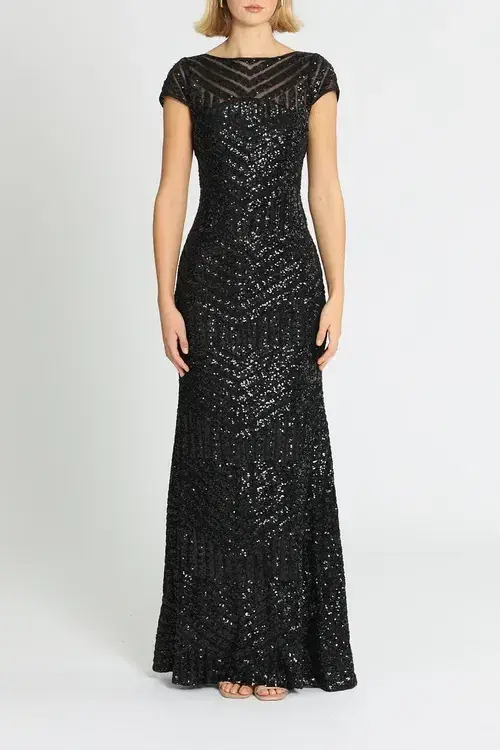 L'amour Grace Gown Black Size 18 for rent on The Volte - main image