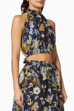 Sir the Label Lilian Halter Top Floral Size 2 / AU 10 for rent on The Volte - image 2