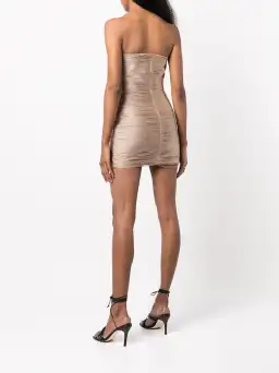 Alexander Wang Fringe Tube Mini Dress Tanline Size 8 for rent on The Volte - image 3