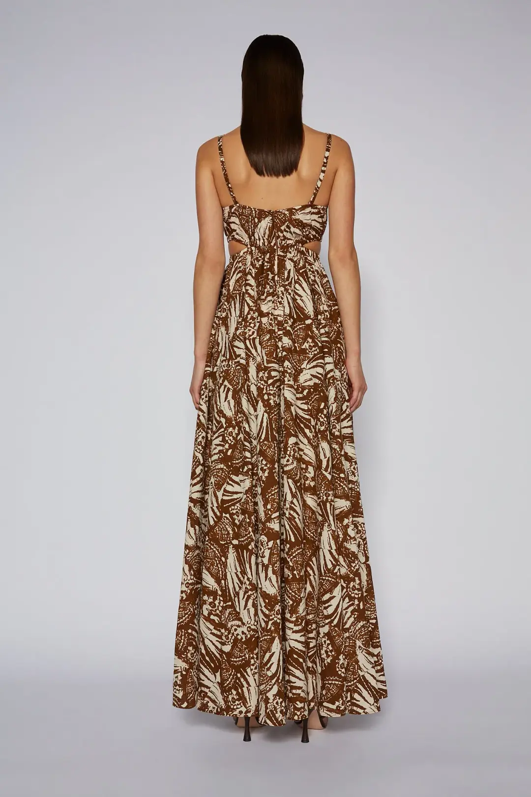 Scanlan Theodore Butterfly Dragon Dress Chocolate Size 10 for rent on The Volte - main image