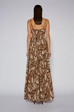 Scanlan Theodore Butterfly Dragon Dress Chocolate Size 10 for rent on The Volte - image 2